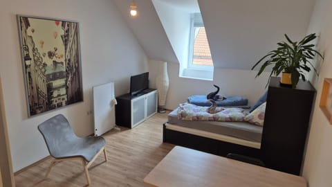 Bed, Photo of the whole room, Seating area, Bedroom