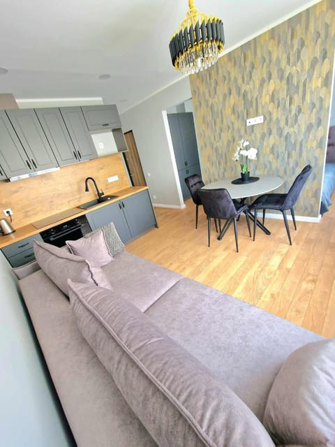 Kitchen or kitchenette, Living room, Photo of the whole room, Seating area, Dining area, Bedroom