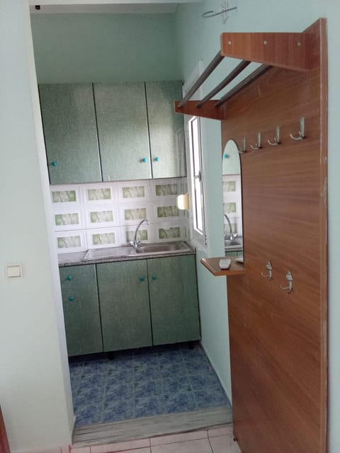 Kitchen or kitchenette, wardrobe