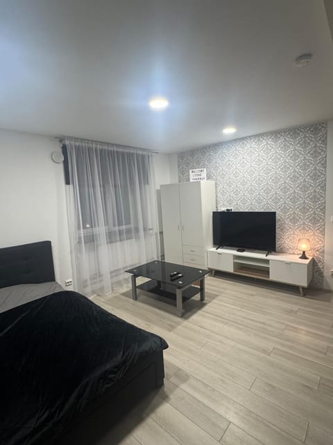 Bed, TV and multimedia, Living room, Photo of the whole room, Bedroom