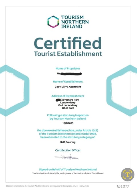 Cosy & Quiet Derry Apartment Apartment in Londonderry