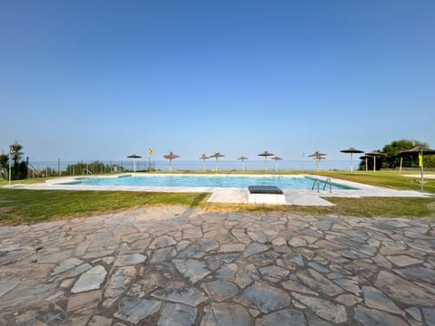 Day, Natural landscape, Garden, Garden view, Pool view, Swimming pool
