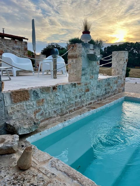 Swimming pool, Sunset