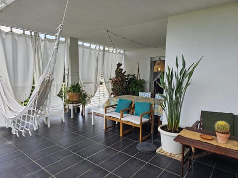 Patio, Sea view, Quiet street view, sunbed