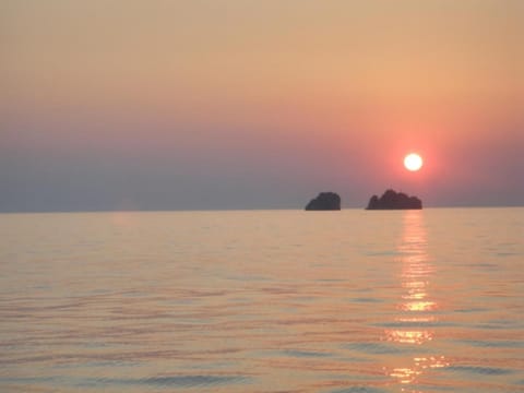 Nearby landmark, Sunset