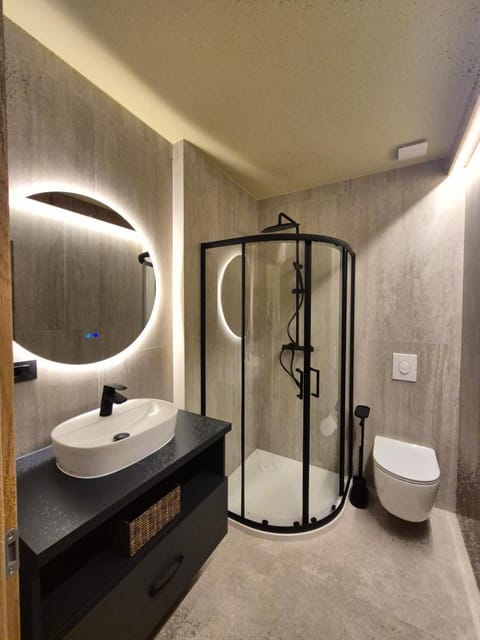 Shower, Toilet, Bathroom, towels
