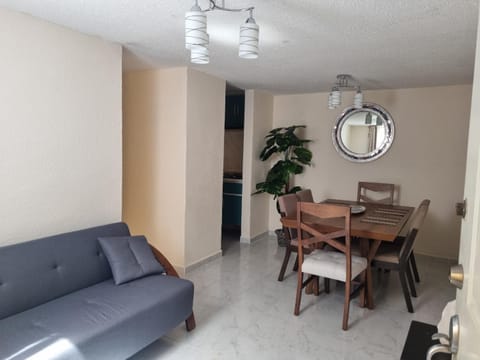 El depa de Natalia a min de aeropuerto y estadio GNP Apartment in Mexico City