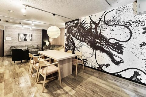 Living room, Decorative detail, Dining area