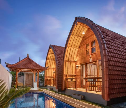 Property building, Pool view, Swimming pool