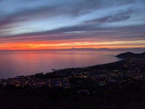 Natural landscape, Sea view, Sunset