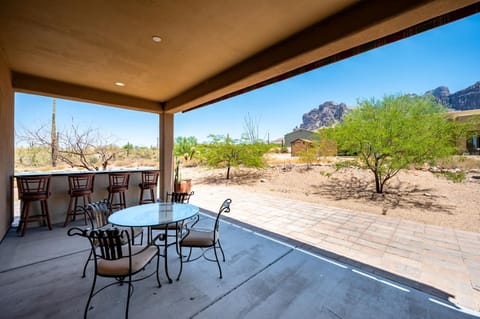 Patio, Seating area, Dining area