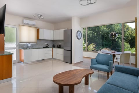 TV and multimedia, Kitchen or kitchenette, Living room, Seating area, Dining area, oven, stove, air conditioner