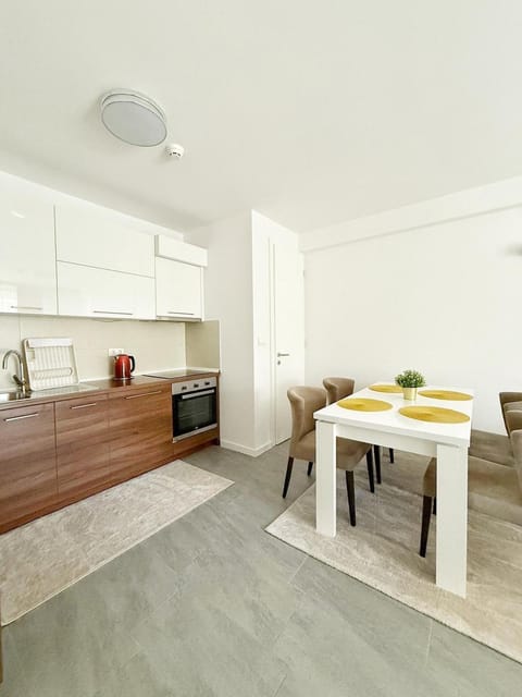 Kitchen or kitchenette, Dining area, oven, stove