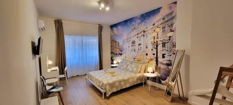 Bed, TV and multimedia, Photo of the whole room, Seating area, Evening entertainment, Bedroom