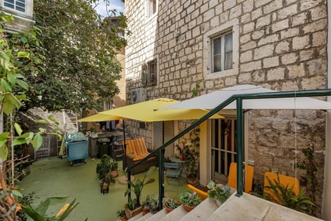 Property building, Patio