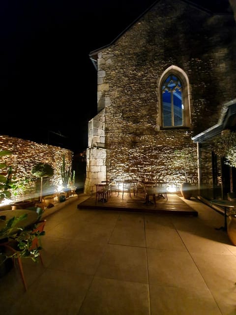 Property building, Patio, Night, Landmark view
