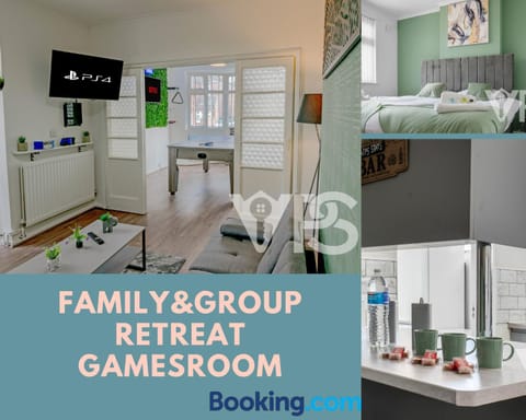 Family&GroupRetreat GamesRoom Villa in Leicester