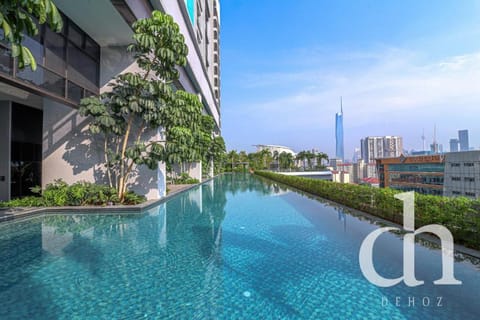 Property building, Natural landscape, City view, Pool view, Swimming pool