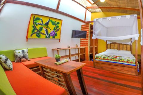 Bed, Living room, Bedroom