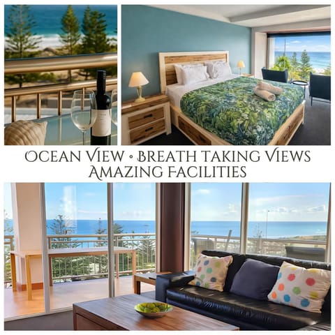 Bed, Living room, Bedroom, Sea view