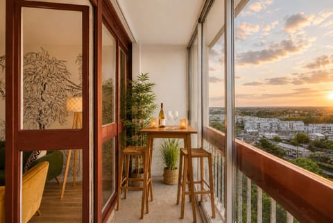 View (from property/room), Balcony/Terrace, Sunrise, Sunset