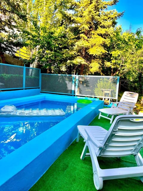 Natural landscape, Garden, Swimming pool, sunbed