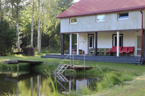 Property building, Natural landscape, Lake view