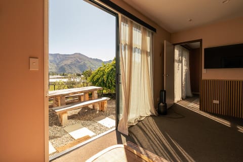 Living room, Seating area, Mountain view