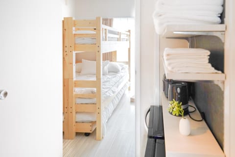 Photo of the whole room, Bedroom, bunk bed