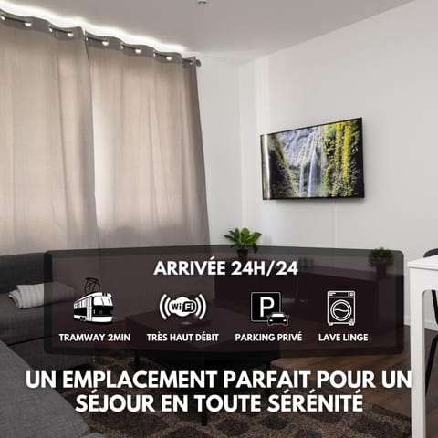 Le 3 Chambres Parking Proche Tram Apartment in Clermont-Ferrand