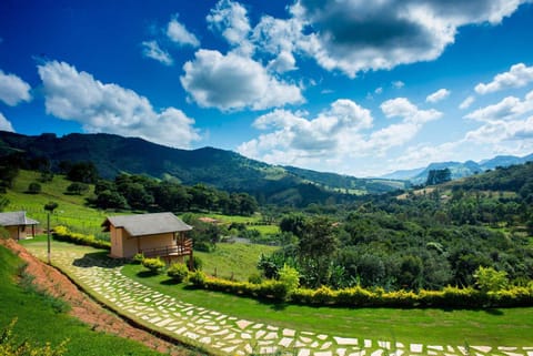 Natural landscape, Mountain view, Sunrise