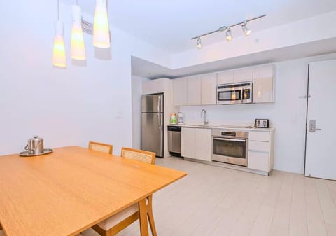 Kitchen or kitchenette, Dining area, dishwasher, oven, stove, toaster