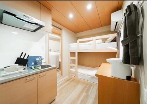 Property building, bunk bed