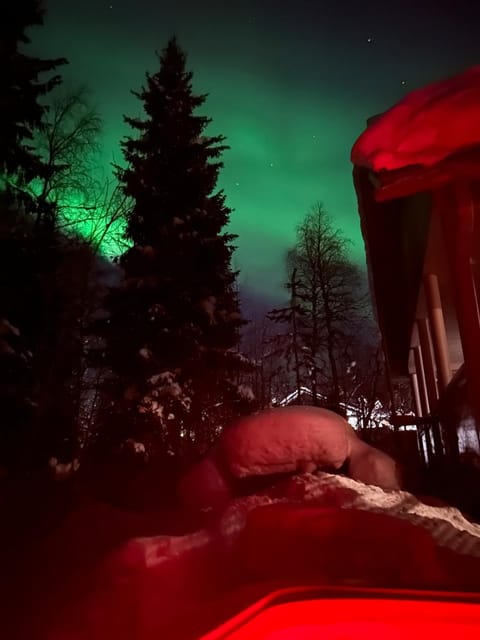 Night, Natural landscape, Hot Tub