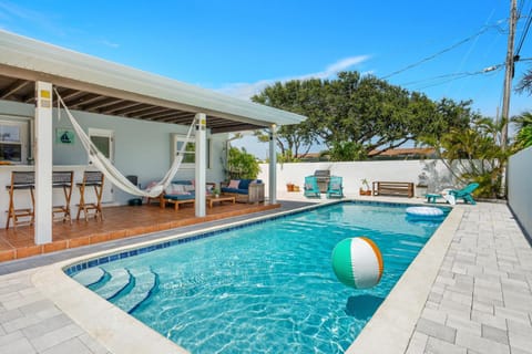 Patio, Day, Pool view, Swimming pool, Swimming pool, sunbed