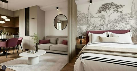 Living room, Seating area, Bedroom