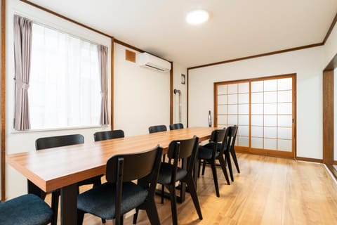 Dining area, air conditioner