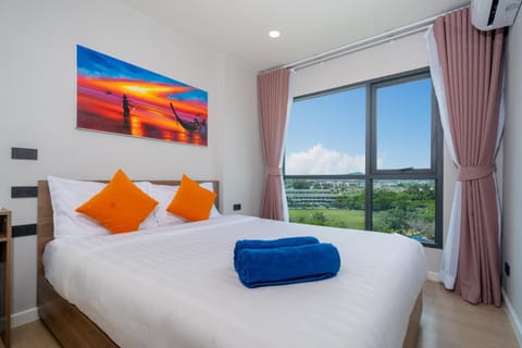 Bed, Natural landscape, Bedroom