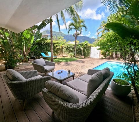 Patio, Natural landscape, Garden, Balcony/Terrace, Garden view, Mountain view, Pool view, Swimming pool