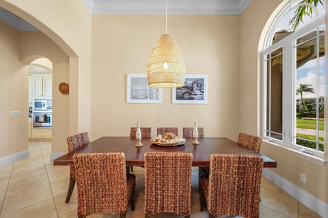 Waterfront home with heated pool, spa and walk to beach House in Marco Island