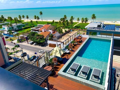 Natural landscape, Bird's eye view, Beach, Sea view, Swimming pool, Swimming pool, sunbed