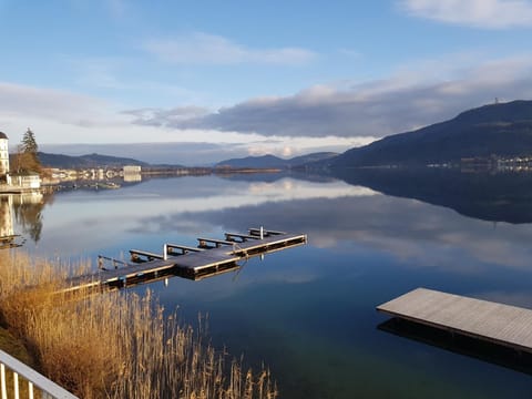 Natural landscape, Lake view, Mountain view