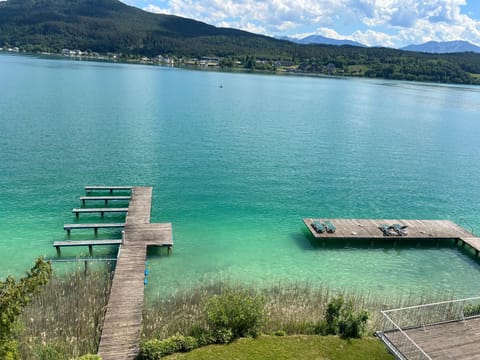 Beach, Lake view, sunbed
