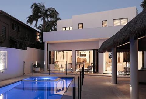 Property building, Patio, Pool view, Swimming pool