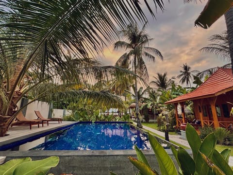 Property building, Pool view, Swimming pool