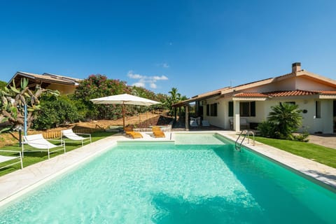Property building, Living room, Swimming pool