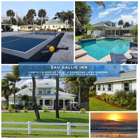 Sleeps 8 2King 1Queen 2twin Pool Pickleball Beach River House in Melbourne