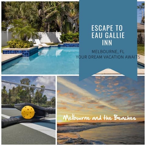 Sleeps 8 2King 1Queen 2twin Pool Pickleball Beach River House in Melbourne