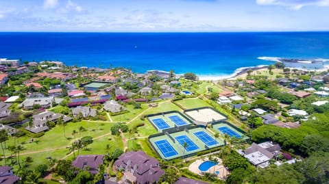 Beach, Tennis court, Sea view
