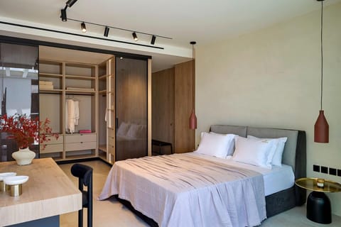 Bed, Photo of the whole room, Bedroom, wardrobe